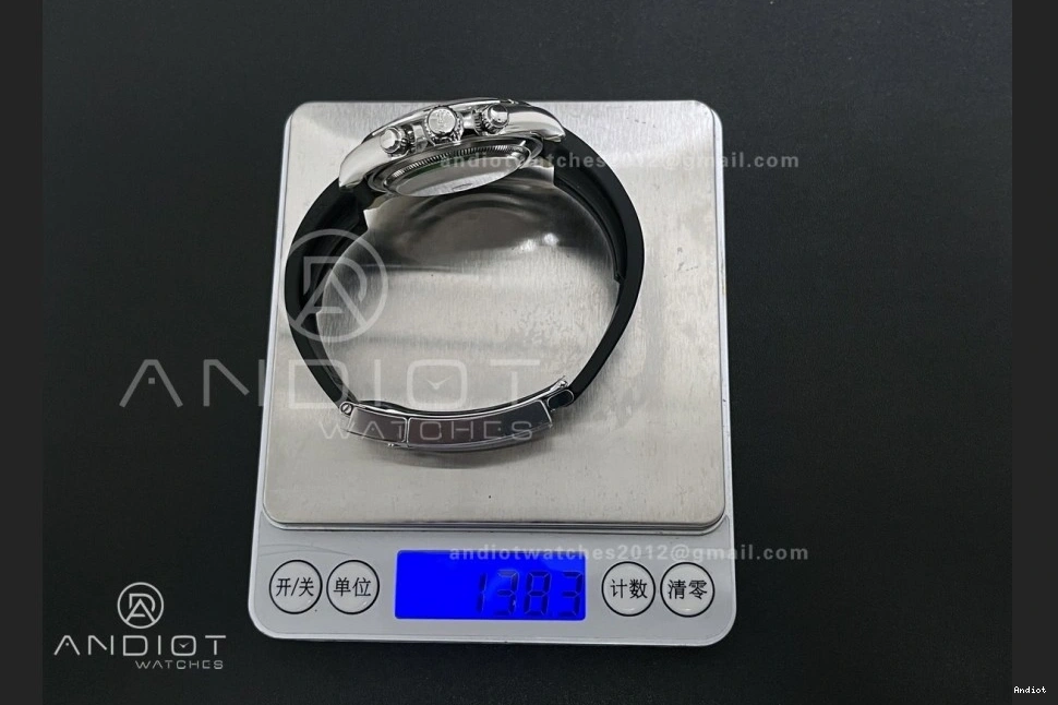 on Black 126519 Dial Edition VS4131 (Weighted) Strap V2 Daytona Best Gray 1:1 VSF Oysterflex 0119